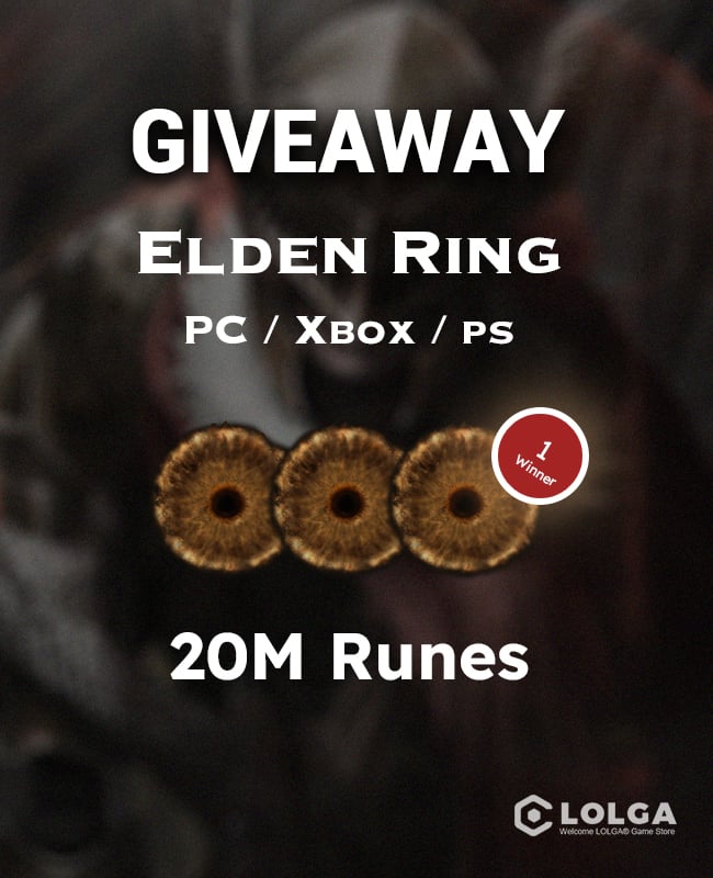 Elden Ring  20M Runes Giveaway